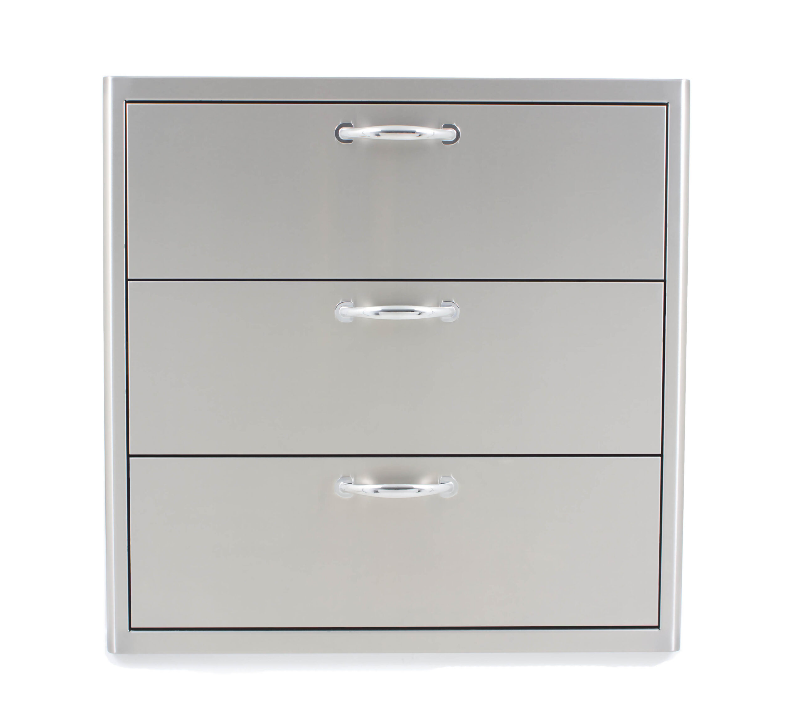 Blaze 30" Stainless Steel Triple Drawer with LED Lighting - BLZ-30W-3DRW-LT