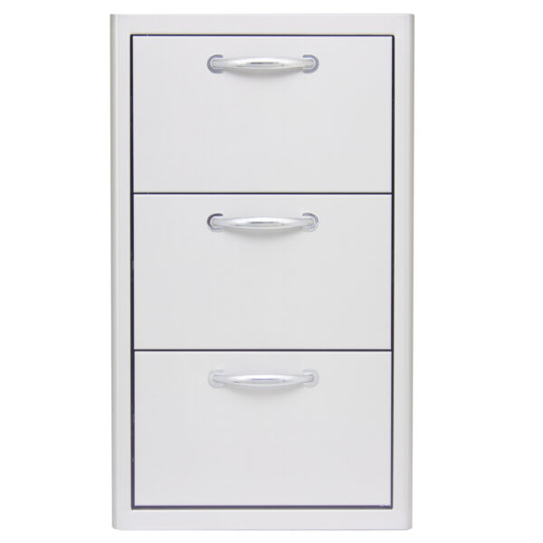 Blaze 16" Stainless Steel Triple Access Drawer with LED Lighting - BLZ-DRW3-R-LT - Image 3