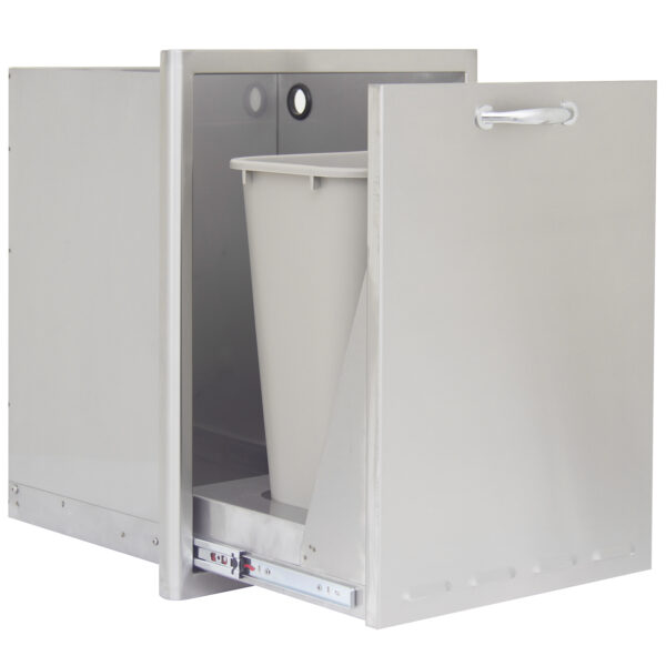 Blaze Stainless Steel Roll-Out Trash and Propane Tank Storage Drawer - BLZ-TRLP-DRW-H - Image 3