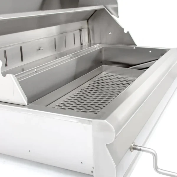 Blaze 32-Inch Stainless Steel Charcoal Grill w/ Adjustable Charcoal Tray - BLZ-4-CHAR-CART - Image 9