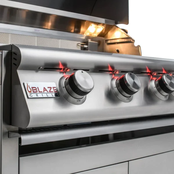 Blaze 32" Premium LTE Marine Grade Built-In Grill Head - 4 Burner - BLZ-4LTE2MG - Image 2