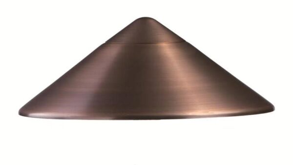 Lumien Triangle Solid Brass Path Light Hat (LAB-039)