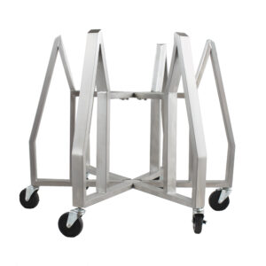 Blaze 20" Stainless Steel Cart for Kamado Charcoal Grill - BLZ-KMDO-CART-SC