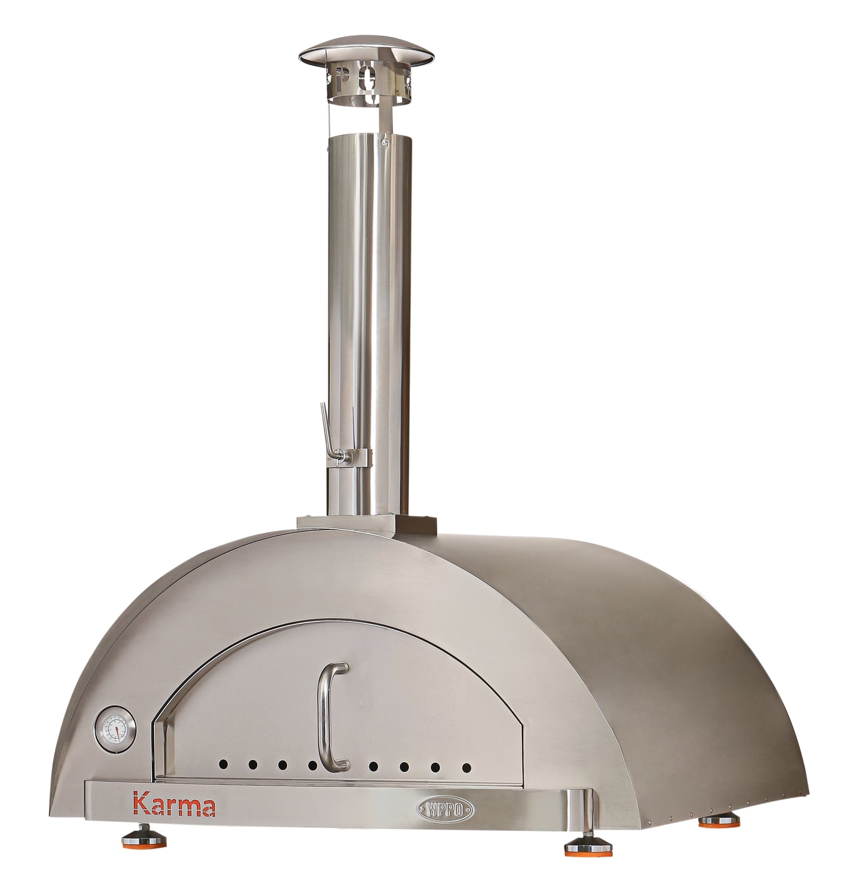 WPPO Karma 42" Professional Stainless Steel Wood Fired Pizza Oven (WKK-03S-304SS)
