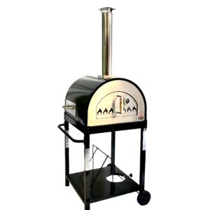 WPPO Traditional Series: The 25-Inch Hybrid Wood & Gas Fired Oven with Cart (Model WKE-04WG)