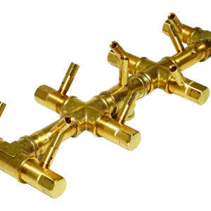 Warming Trends: 110k BTU Tree-Style CROSSFIRE™ Brass Burner (CFBT110)