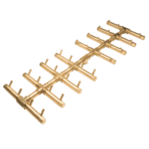 Warming Trends: 320k BTU Double Tree-Style CROSSFIRE™ Brass Burner (CFBDT320)