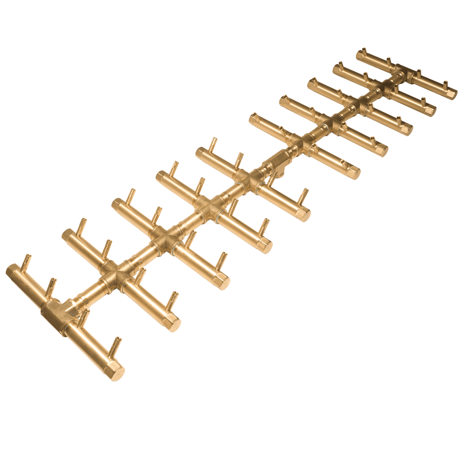 Warming Trends: 400k BTU Double Tree-Style CROSSFIRE™ Brass Burner (CFBDT400)