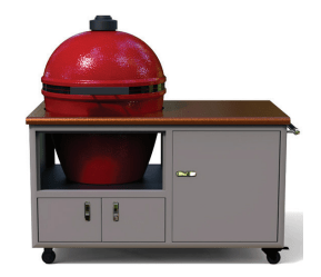 Challenger Designs: 54-Inch Torch Cart for XL Kamados with Aluminum Top (17CGC-54-AT)