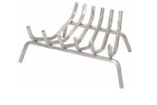 Pilgrim: Stainless Steel Grate for Woodburning Fireplaces