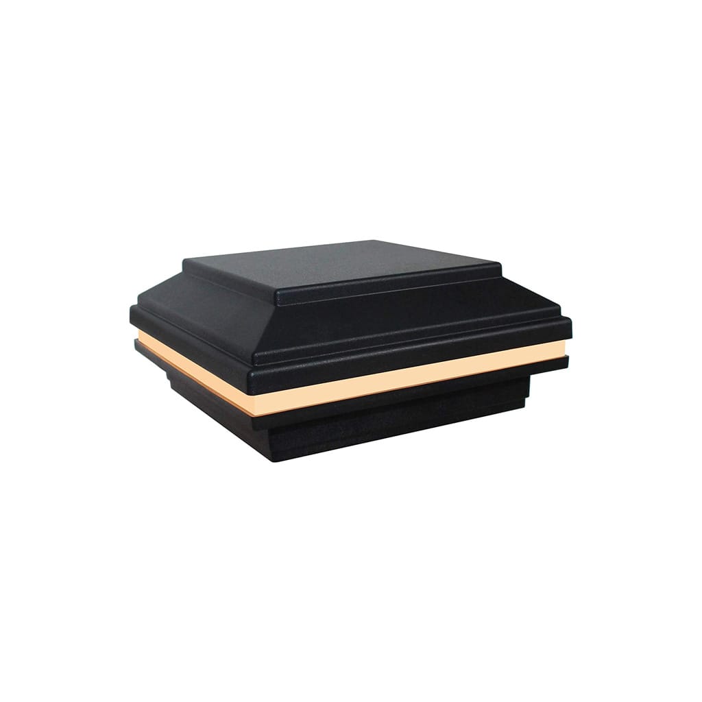 Tru-Scapes® 4.5” Composite LED Deck Post Cap Light (Fits TREX Transcend Posts)