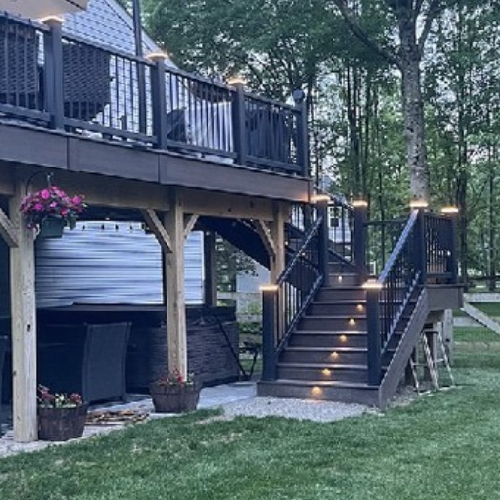 Tru-Scapes® 3” LED Deck Step Riser Light - Image 5