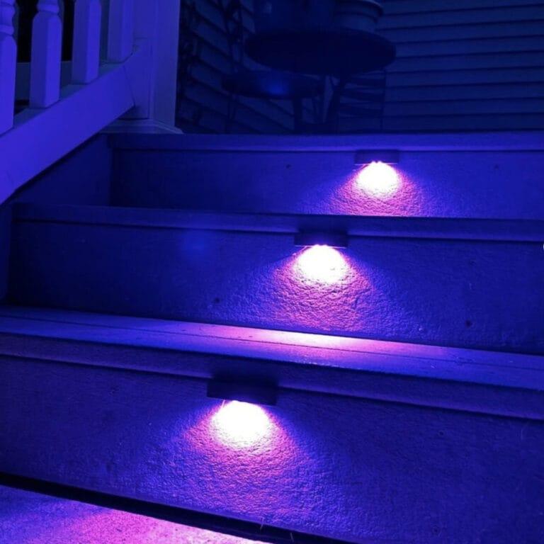 Tru-Scapes® 3” Color Changing LED Deck Step Riser Light - Image 4